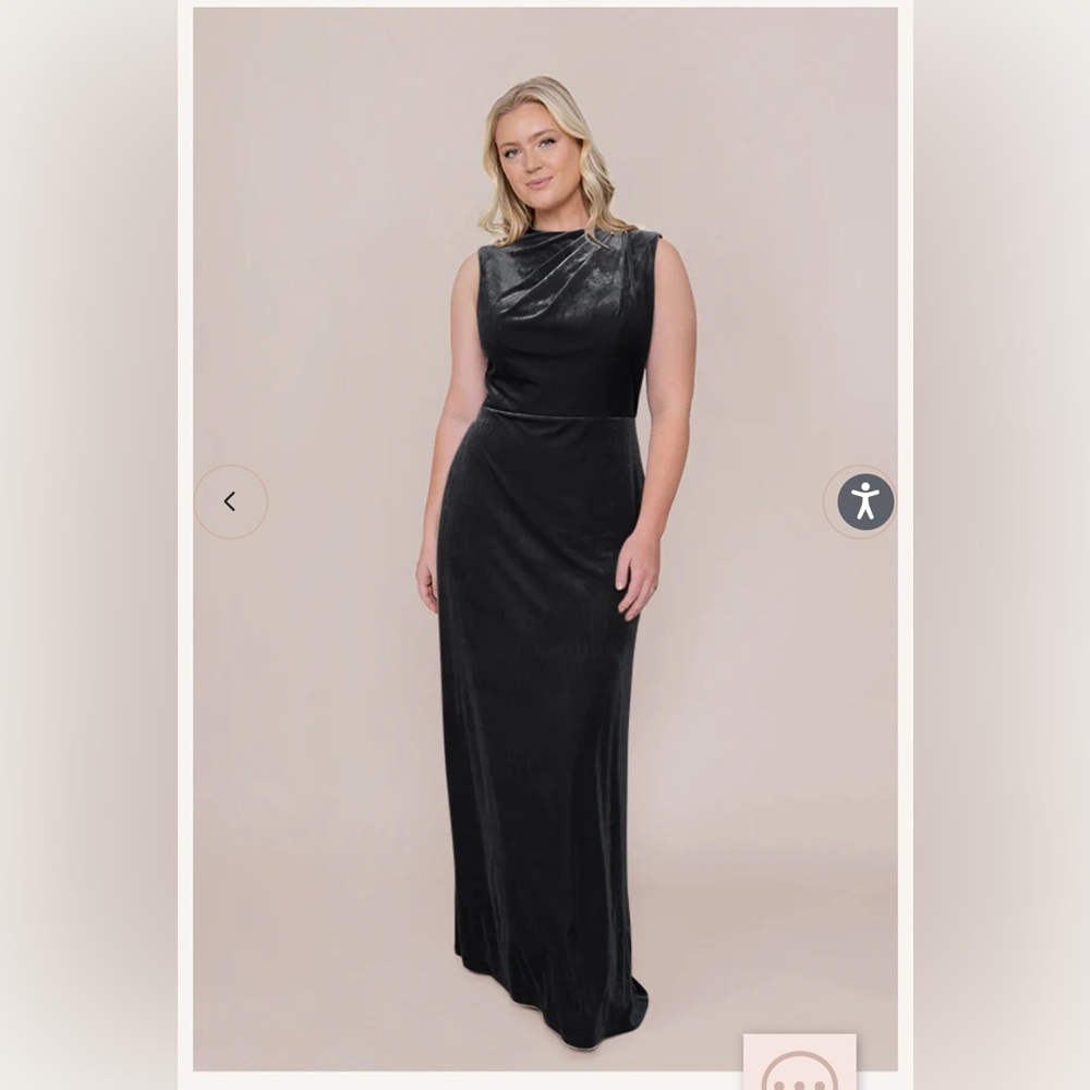 Revelry Diana Velvet Bridesmaid Dress